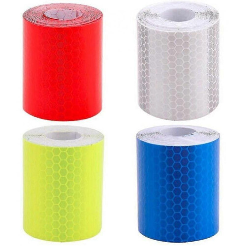 4 Roll 5cmx3m Reflective Tape Adhesive Tape, Reflective Tape