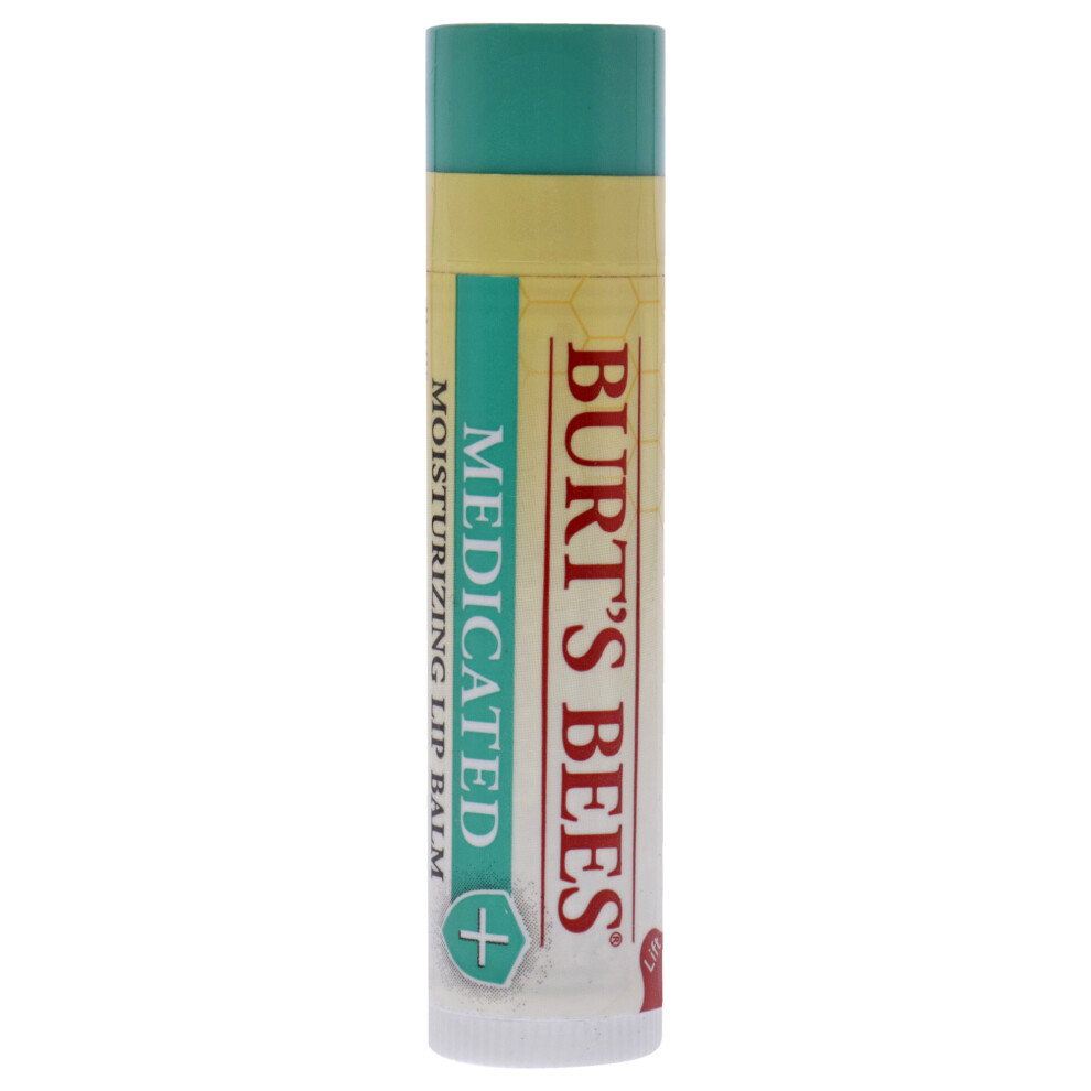 Medicated Lip Balm by Burts Bees for Unisex - 0.15 oz Lip Balm