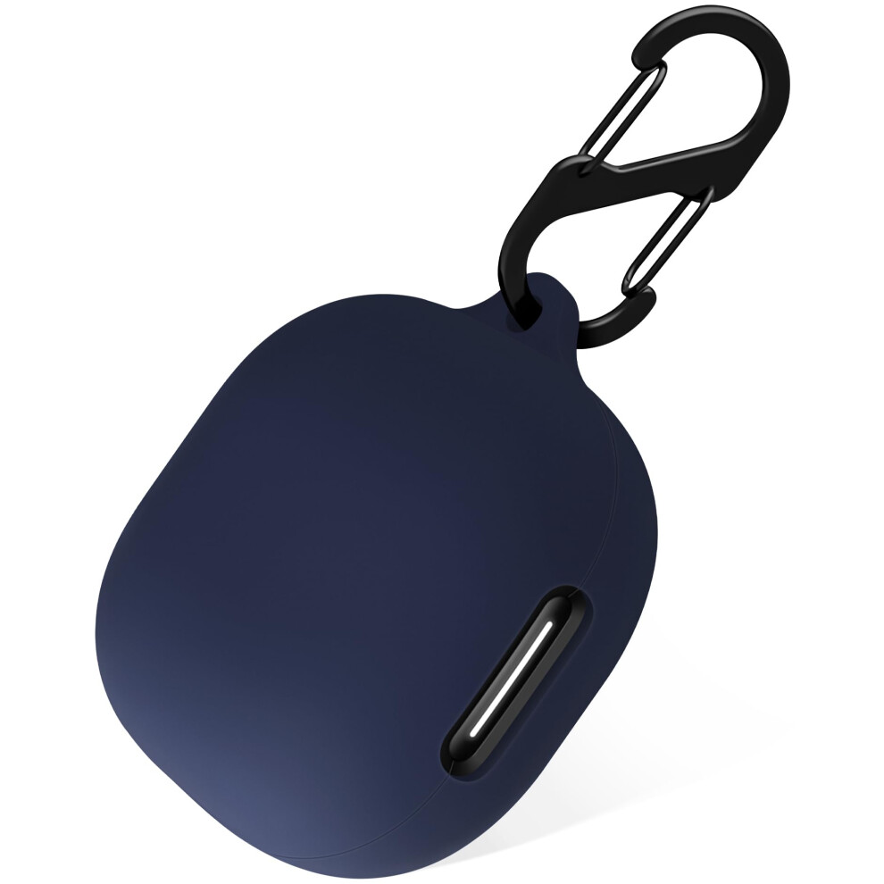 Geiomoo Silicone Case For Anker Soundcore P40i Protective Cover With Carabiner (Navy ) Blue 783053626396