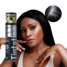 Kiss Gray Concealer Tintation Tijdelijke Haarverf 2.82 oz. (Jet Black)