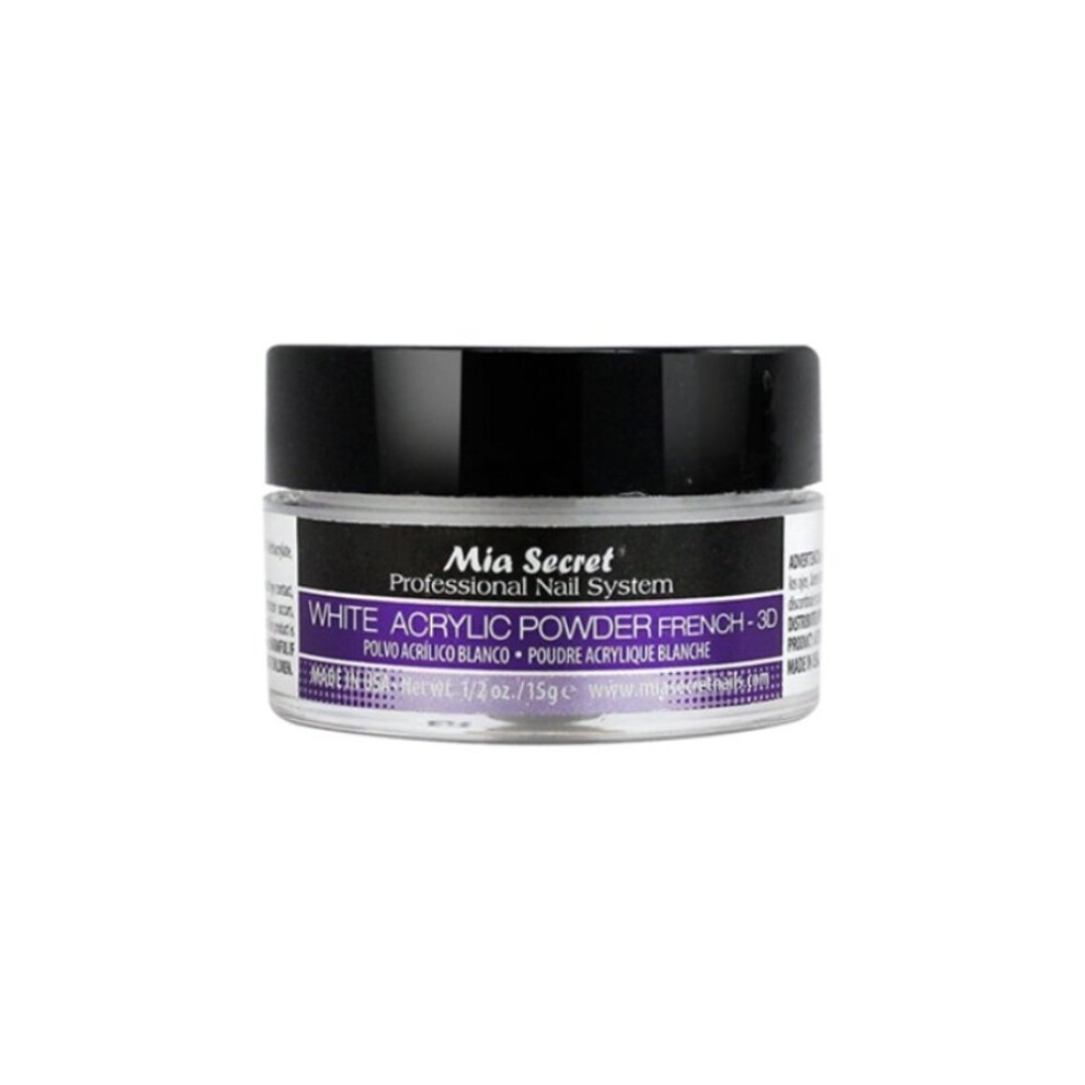 Mia Secret White Acrylic Powder 05 Oz