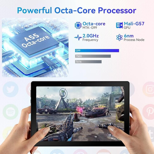 Ainmel Android 14 Tablet 10 Inch Tablets with Octa-Core 8GB+64GB 1
