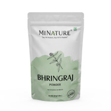 Proszek Bhringraj (Eclipta Prostrata) firmy mi nature | 227 g (8 uncji) (0,5 funta) | 100% naturalne i czyste | Wzrost wlosw | Pakiet wlosw | Popra