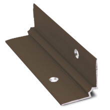 Bronze Stair Angle 895mm TVI 25x25mm Aluminium Trim for 3mm LVT Flooring