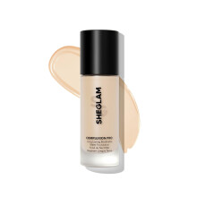 SHEGLAM Fondotinta a copertura totale Fondotinta liquido rugiada opaco impermeabile a lunga durata - Porcellana