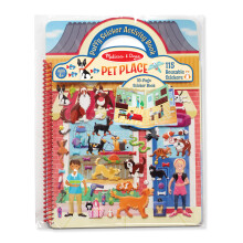 Melissa & Doug Husdjur Klistermärkes Set Med 115 Återanvändbara Klistermärken - FSC Certifierat