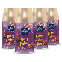 4 x Glade Automatic Spray Refill 269ml - Berry Festive Kiss
