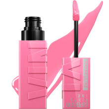 MAYBELLINE Super Stay Vinyl Ink Longwear No-Budge vloeibare lippenstift Make-up Sterk gepigmenteerde kleur en onmiddellijke glans Vrolijk 1 stuk