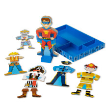 Melissa & Doug Joey Magnetic Wooden Dress-up Pretend Play Set (25+ PCS) pour les tout-petits et les enfants d'ge prscolaire gs de 3 ans et plus