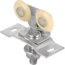Prime-Line N 6725 7/8-palcov nylonov kladka na dvere s puzdrom, horn valcek, 7/8 palcov fr za