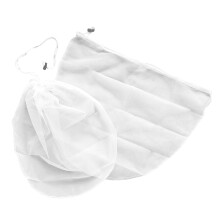 2 Pacotes Filtrantes Reutilizáveis 20"x18" com Corda Ajustável para Filtrar Mel, Cera, Cerveja e Leite Vegetal