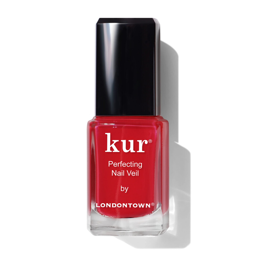Londontown Nail Veil 8 Enhancing Nail Care Color And Formula Sheer Poppy Red 04 Fl Oz