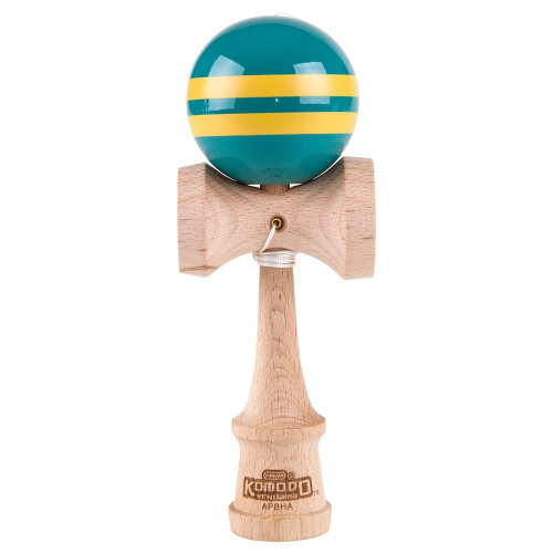 Duncan Toys Komodo Kendama, Κίτρινο με Μαρόν Ρίγες 2