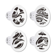 (Style 2, One size) Reusable Easter Cake Stencil Templates Decoration Easter Eggs Cookies Baking Painting Mold Tools