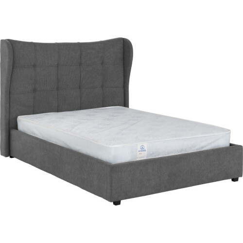 Seconique Verona 4ft6 Double Ottoman hydraulic Bed Grey Fabric 2