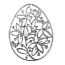 (As show, One size) Hollow Flower Egg Metal Cutting Dies Stencil Scrapbooking DIY Album Stamp Paper