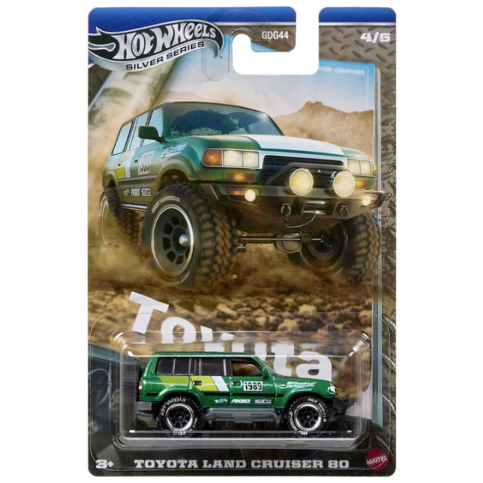 Hot Wheels Silver Series - Toyota: Land Cruiser 80 JCB74 4/5-image-OPC-PHPFZNM-NEW