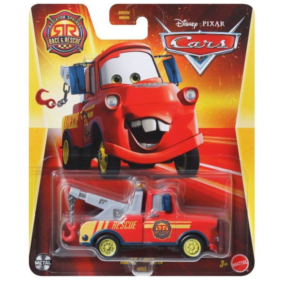 Mattel Disney Pixar Cars: Race & Rescue - Mater Diecast Car Jdg63