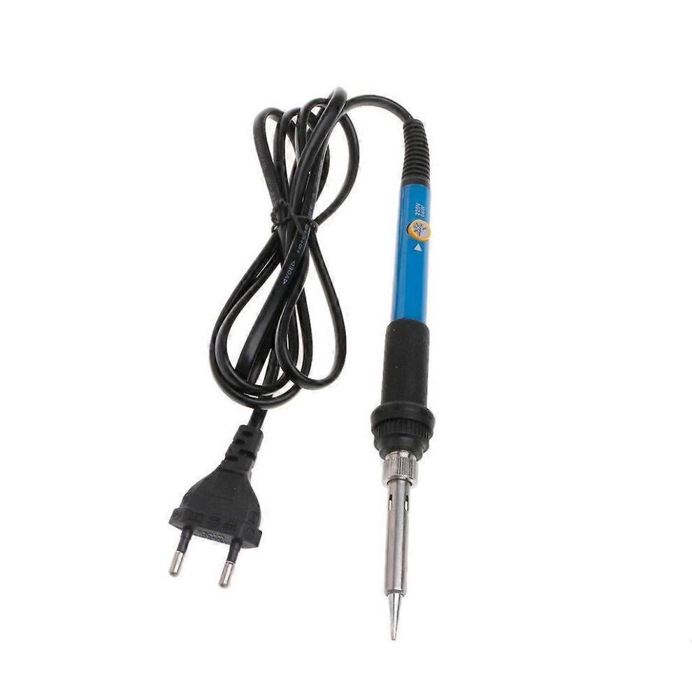 (As Show, One Size) 220V 60W Adjustable Temperature Soldering Iron Welding Gun Heating Pencil Eu 5022093315651