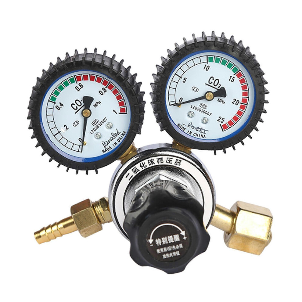 (As Show, One Size) 0-25Mpa Argon Regulator Flow Meter Gas Regulators Flowmeter Welding Weld Gauge 5022093312964