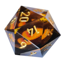 BESCON Dragon's Eye Lot de 7 d s poly driques bords tranchants en forme d' il de dragon faits la main pour jeu de r le