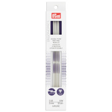 Prym Ergonomics 8-Inch Dubbelpunts Breinaalden, Maat 2 (5-Pack)