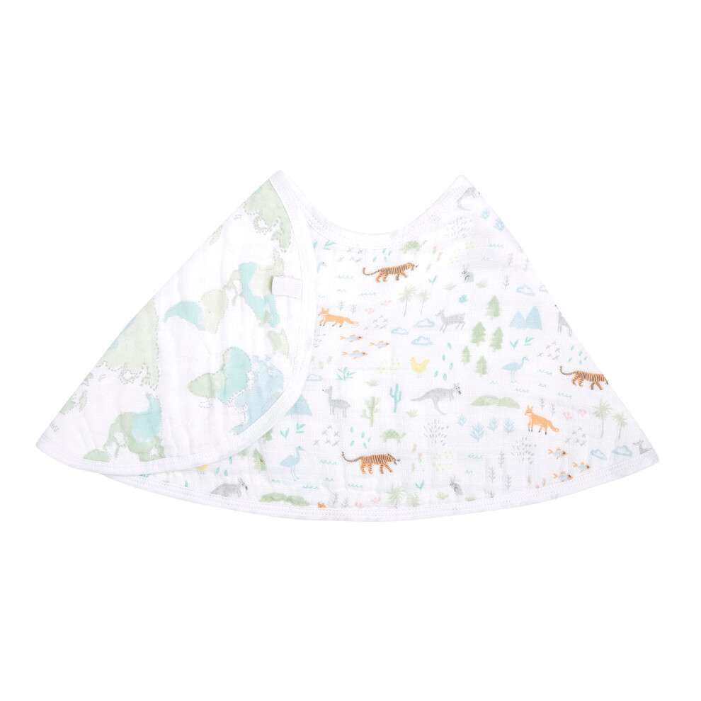aden anais Essentials Burpy Bib 100 Cotton Muslin Soft Absorbent 4 Layers MultiUse Burp Cloth and Bib 225 X 11 Sin