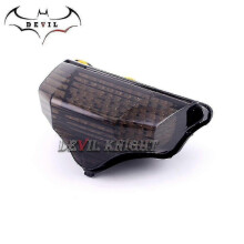 Compatibel met Yamaha Fz600 Fz6 Fazer 2004 2005 2006 2007 2008 2009 Motorfiets LED-achterlichten Remmontage met stuur Achterlicht