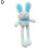 Blue pull-ear rabbit (D) $ pull-out rabbit cute pull-out rabbit doll plush toy rabbit year mascot 1