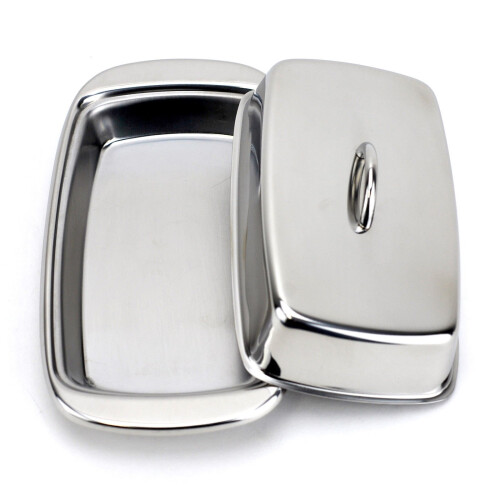 Cuisinox Ανοξείδωτο Βούτυρο με Καπάκι, 4" x 7.5" 2