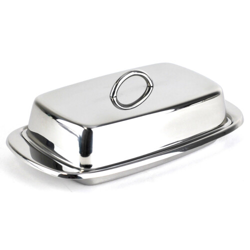 Cuisinox Ανοξείδωτο Βούτυρο με Καπάκι, 4" x 7.5"