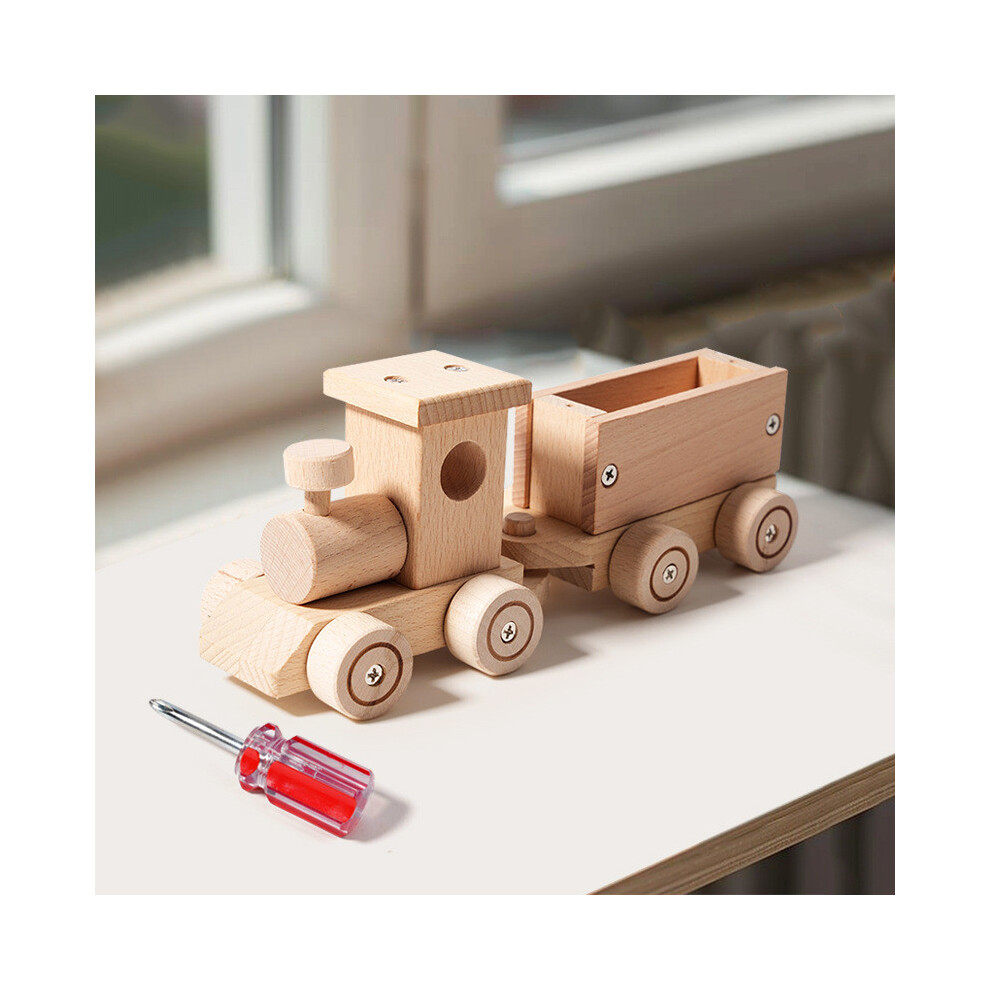(Small Train) Train Children Car Fire Truck Assembly Toys For Exercise Kid Hands Ability  On-image-OPC-PHPG5YW-NEW
