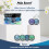 Συλλογή 6PC Mia Secret Ακρυλικό Νail Art Powder (ΜΠΛΕ ΕΡΩΤΕΣ) 2
