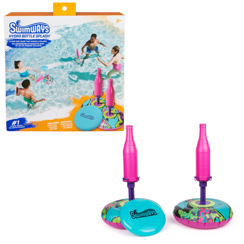 Swimways Hydro Bottle Splash Basen Toys Dla Dzieci I Doroslych Rzucanie Plytami Dyskami Zabawki Na Zewnatrz Dla Dzieci W Wieku 5 Lat I Wiecej-image