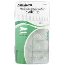 Mia Secret - Σαπούνι Νυχιών Stiletto Διαφανές 500 τεμ Διαφανές ή Φυσικό
