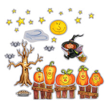 Story Time Felts Five Little Pumpkins 28-teiliges Filz-Flanell-Brett-Set, vorgeschnitten