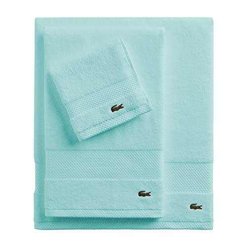 Lacoste Lacoste Heritage Supima algod   o Hand Hand Mint 16 """" x 30 """" 2