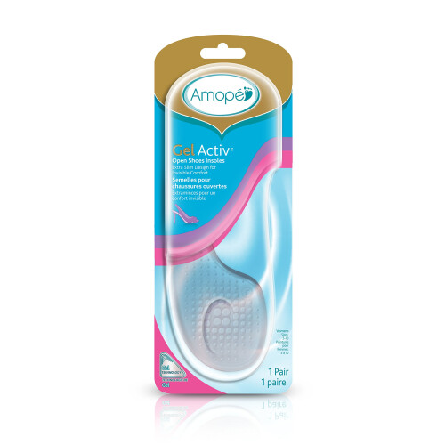Amope Amope GelActiv Σόλες Παπουτσιών για Γυναίκες, 1 ζευγάρι, Μέγεθος 5-10