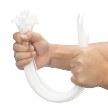 Xingo pesante da 100 pezzi cavi per cavi 20 '' Lungo 175 libbre Nylon Auto-blocco 66 White