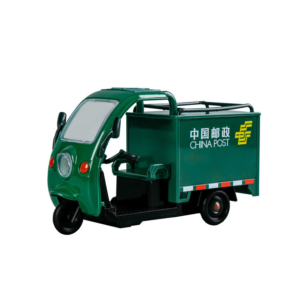 (Green) Simulated Model Cycle City Delivery Car Alloy Toys Childrens Gift Holiday-image-OPC-PHPGDCF-NEW