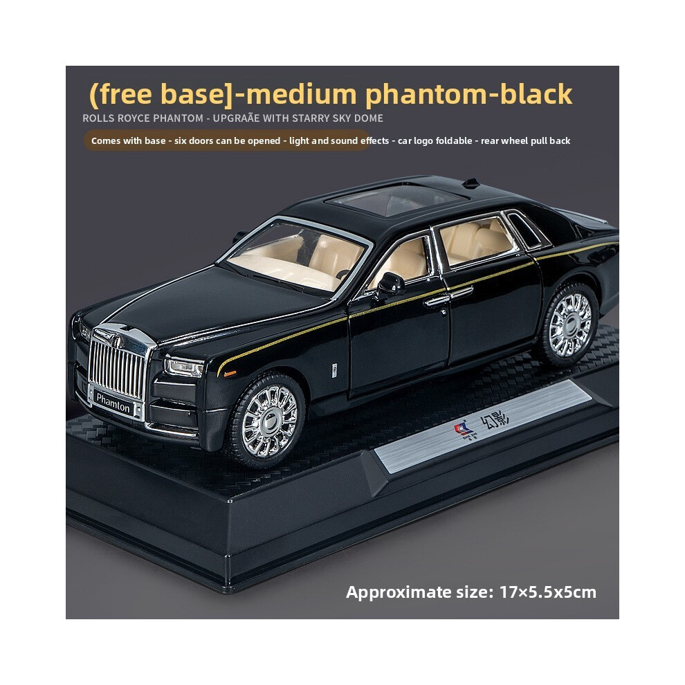 (StyleG) Phantom Royce Rolls Car Model Toy With Inertia Sound And Light Kids Gift For-image-OPC-PHPGFF5-NEW