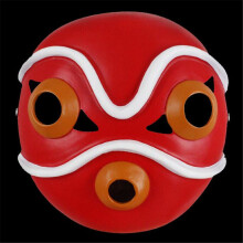 Mononoke Cartoon Princess Mask Festival Ball Costume Prop Christmas Events For