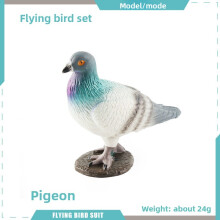 (Pigeon A) Simulated Pigeon Magpie Rhododendron Bird Animal Model Educational For Display
