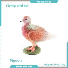 (Pigeon B) Simulated Pigeon Magpie Rhododendron Bird Animal Model Educational For Display