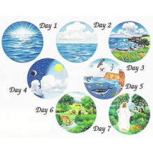 6"" Creation Circles Filzfiguren fr Bibelgeschichten aus Flanell, vorgeschnitten