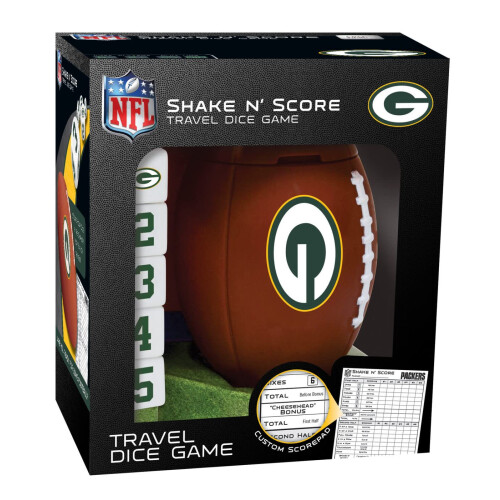 Jeu de dés MasterPieces NFL Green Bay Packers Shake N' Score