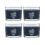 Yankee Candle Yankee Candle Mini Κερί Βαζάκι, Άρωμα Bayside Cedar, Φυσικό Κερί Σόγιας, 1.3 OZ (Συσκευασία 4) 1