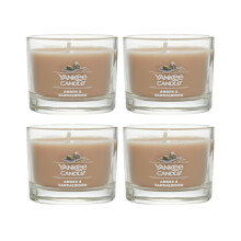 Yankee Candle Signature Votive Mini Kaars, Amber & Sandelhout Geur, Natuurlijke Soja Was Kaars, 1.3 OZ