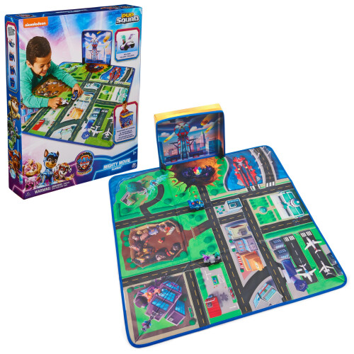 Paw Patrol PAW Patrol: Η Μυθική Ταινία, Σετ Δώρου Μάτ με Ταχύτητες Chase & Vee