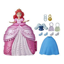 Disney Princess Secret Styles Ariel Fashion Surprise Doll Playset, Extra Clothes & Accessories